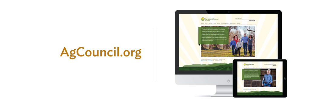 Agricultural Council of California website design, website programming