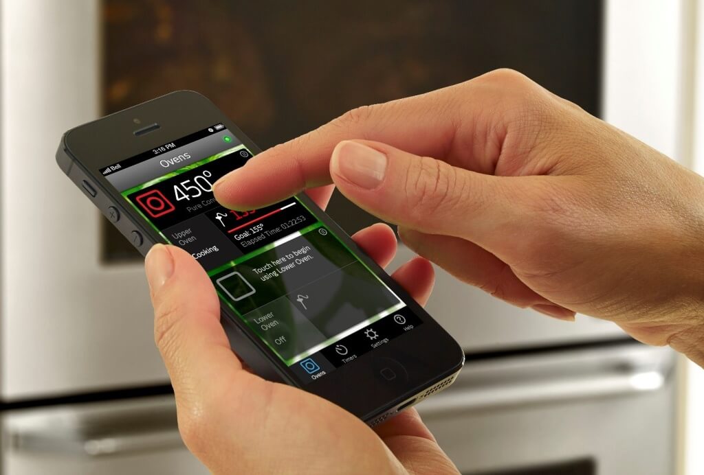 The Dacor iQ Remote App enables control of the range via any smart phone or tablet, from anywhere you are connected.